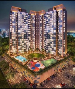 1050 sq ft 2 BHK 2T East facing Apartment for sale at Rs 95.00 lacs in peace of mind satyam 12th floor in Kharghar, Mumbai