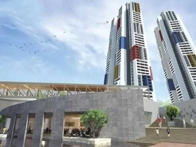 1107 sq ft 2 BHK 2T East facing Under Construction property Apartment for sale at Rs 1.02 crore in Adhiraj Samyama 38th floor in Kharghar, Mumbai