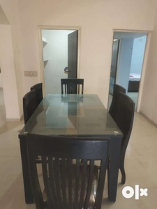 3 BHK semi furnished flat for rent.