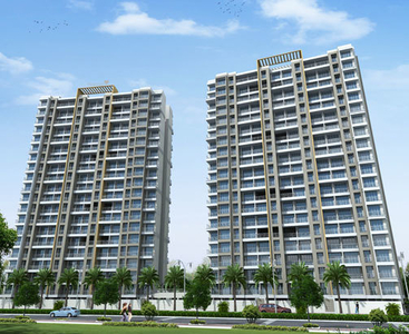 695 sq ft 1 BHK 2T East facing Apartment for sale at Rs 48.00 lacs in Gurukrupa Guru Atman 8th floor in Kalyan West, Mumbai