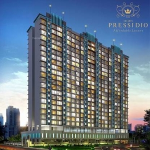 816 sq ft 2 BHK 2T East facing Apartment for sale at Rs 1.13 crore in Dharti Pressidio 12th floor in Kandivali West, Mumbai
