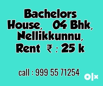 Bachelors House | 04 Bhk | Jubilee Mission
