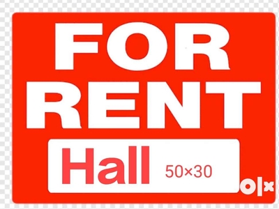 Hall for rent 50.30