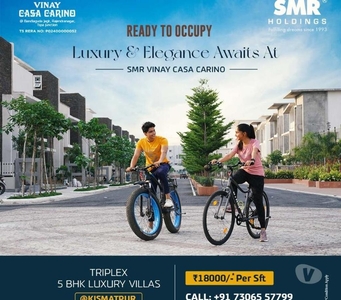 4 BHK luxury Villas in Hyderabad - SMR Holdings