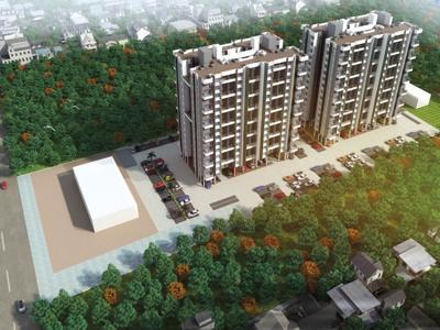 1320 sq ft 3 BHK 3T East facing Apartment for sale at Rs 93.00 lacs in Oxford Florida River Walk II in Mundhwa, Pune