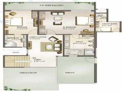 3250 sq ft 4 BHK 5T Apartment for sale at Rs 1.46 crore in Mahagun Moderne in Sector 78, Noida
