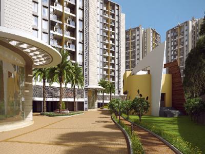 940 sq ft 2 BHK 2T East facing Completed property Apartment for sale at Rs 56.00 lacs in Rama Melange Residences Phase II in Hinjewadi, Pune