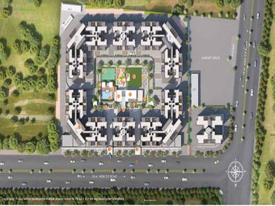 941 sq ft 2 BHK 2T East facing Apartment for sale at Rs 56.81 lacs in Gini Belvista Phase II in Dhanori, Pune