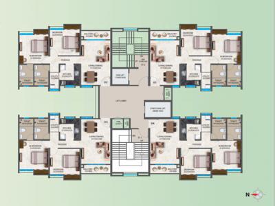 975 sq ft 2 BHK 2T North facing Apartment for sale at Rs 48.50 lacs in Project in Hinjewadi, Pune