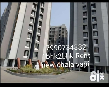 2 bhk farrnish flat available on rent in chala vapi