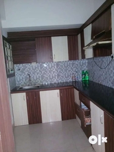 3bhk flat for rent in good condition semi furnished place orached
