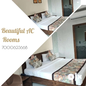 Hotel room on daily rent 600/- 800/- and 1000/-