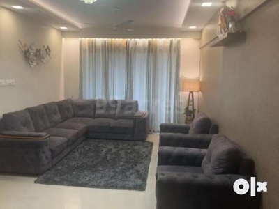 Panampilly nagar 3 bhk semifurnished flat for rent