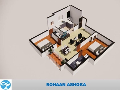 1008 sq ft 2 BHK 2T Under Construction property Apartment for sale at Rs 62.50 lacs in Rohaan Ashoka in Perumbakkam, Chennai