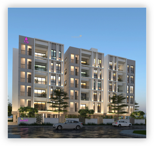 1201 sq ft 2 BHK 2T Apartment for sale at Rs 1.40 crore in TVH Nivaan in Saligramam, Chennai