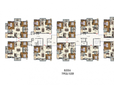 1325 sq ft 2 BHK 2T Apartment for sale at Rs 1.10 crore in Hallmark Skyrena in Narsingi, Hyderabad