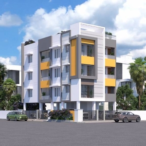 1643 sq ft 3 BHK Apartment for sale at Rs 1.23 crore in MS Charan Flats in Keelkattalai, Chennai