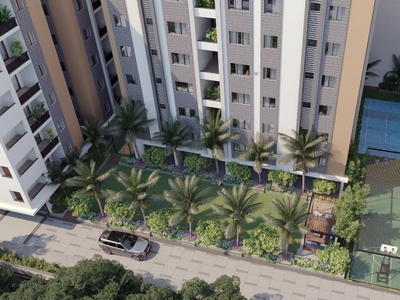 2096 sq ft 3 BHK 3T East facing Apartment for sale at Rs 94.30 lacs in Asrithas Signature Towers in Thumkunta, Hyderabad