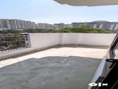 2 BHK flat semi furnished with roof rights for rent