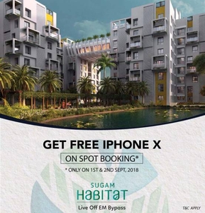 1030 sq ft 2 BHK 2T SouthEast facing Apartment for sale at Rs 1.30 crore in Sugam Habitat in Picnic Garden, Kolkata