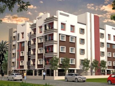 1110 sq ft 3 BHK 2T Apartment for sale at Rs 32.19 lacs in Fabulous Swastik 2th floor in Madhyamgram, Kolkata