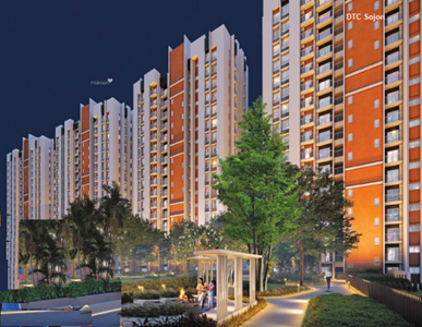 1130 sq ft 3 BHK 3T Apartment for sale at Rs 52.00 lacs in DTC Sojon 13th floor in Joka, Kolkata