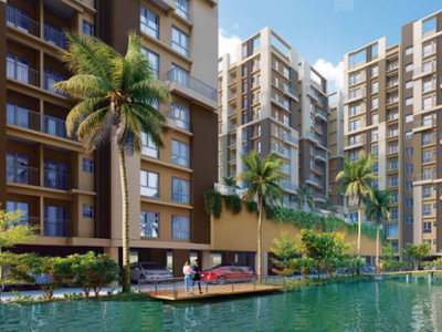 1140 sq ft 3 BHK 3T Apartment for sale at Rs 51.30 lacs in Realmark Seasonss 7th floor in Joka, Kolkata