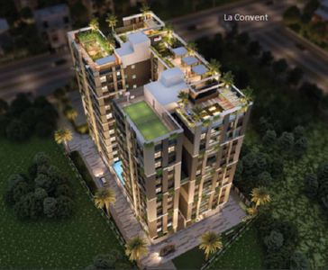 1592 sq ft 3 BHK 3T Apartment for sale at Rs 1.60 crore in Bhairamal Gopiram La Convent 10th floor in Entally, Kolkata