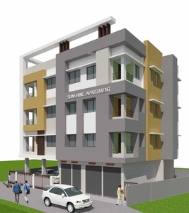 466 sq ft 1 BHK Apartment for sale at Rs 16.30 lacs in RR RRD Sunshine in Tollygunge, Kolkata