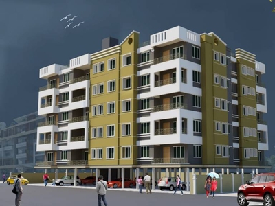 622 sq ft 2 BHK Apartment for sale at Rs 17.42 lacs in Unikue Galaxy Apartment in Nimta, Kolkata