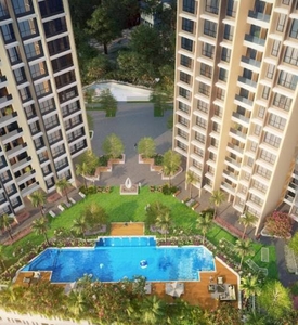 624 sq ft 1 BHK 2T NorthEast facing Apartment for sale at Rs 70.00 lacs in Satyam Trinity Towers in Kharghar, Mumbai
