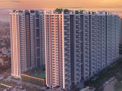 736 sq ft 2 BHK 2T Apartment for sale at Rs 58.48 lacs in Merlin Serenia Phase I 13th floor in Baranagar, Kolkata