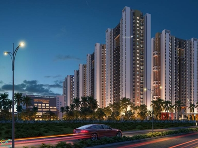 812 sq ft 3 BHK Under Construction property Apartment for sale at Rs 1.05 crore in Merlin Rise in Rajarhat, Kolkata