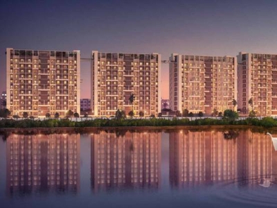 851 sq ft 2 BHK 2T Apartment for sale at Rs 68.65 lacs in Merlin Lakescape in Rajarhat, Kolkata