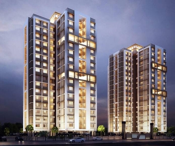 860 sq ft 2 BHK 2T East facing Apartment for sale at Rs 86.00 lacs in Raunak Unnathi Woods Phase III C1 in Thane West, Mumbai