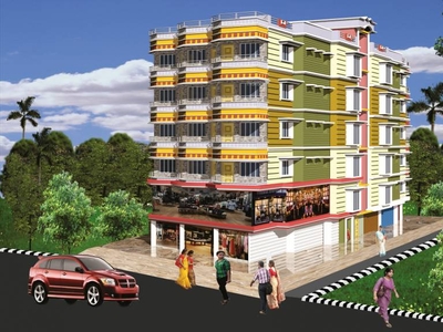 935 sq ft 2 BHK Under Construction property Apartment for sale at Rs 32.73 lacs in Datta Sinha Tower in Sodepur, Kolkata