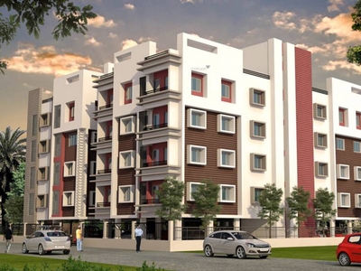 985 sq ft 3 BHK 2T Completed property Apartment for sale at Rs 28.57 lacs in Fabulous Swastik 2th floor in Madhyamgram, Kolkata