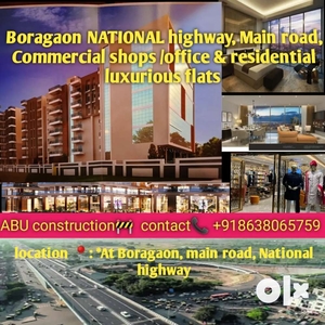 *At Boragaon 2bhk under construction flat near national highway