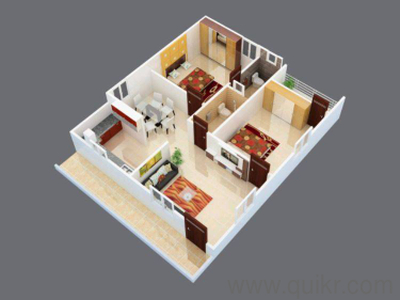 2 BHK 1220 Sq. ft Apartment for Sale in Athvelly, Hyderabad