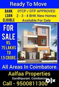 2. 3. 4. BHK Ready To Move New Homes For Sale, Aalfaa Properties