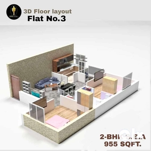 2 BHK Flats for sale