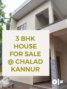 3 BHK HOUSE FOR SALE @ CHALAD , KANNUR
