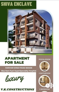 3 bhk unfurnished flat available for sale in bariatu.