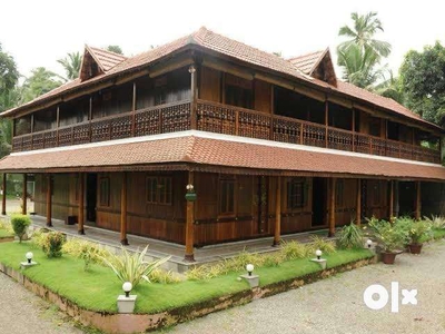 6000 square feet nalukettu wooden house for sale