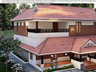 Amazing Design 4BHK House property for Sale in Thrissur!
