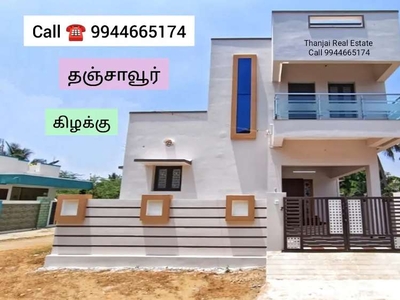 East Facing High Roof Duplex house for sal in thanjavur MC road