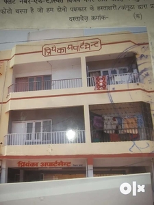 Flat for sale on 1st floor,Priyanka apartment, Lal ghati,Bhopal