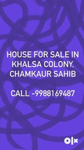 House for sale in Khalsa colony