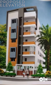 North facing 3bhk flat sale at lowsans bay colony