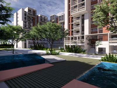 1146 sq ft 2 BHK 2T Apartment for sale at Rs 94.34 lacs in Bricks And Milestones Wonderwall Phase III in Sompura, Bangalore